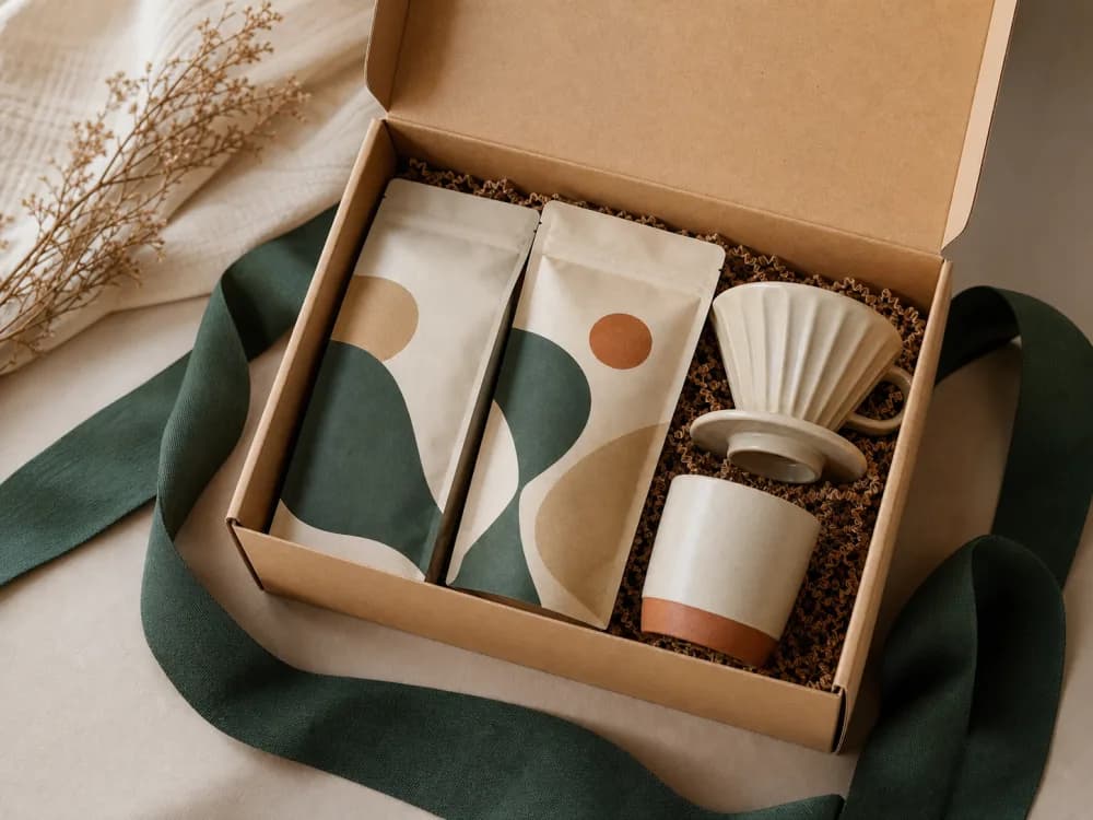 Paket hadiah kopi