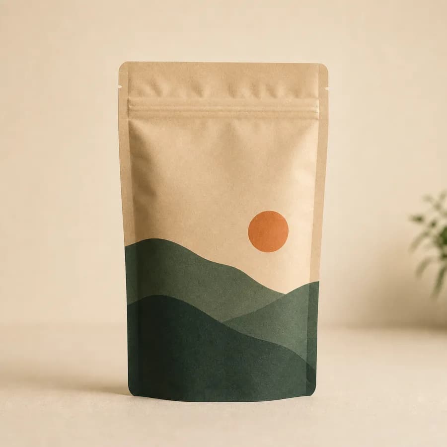 Kemasan ilustratif Arabica Semeru